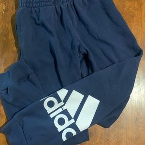 Adidas navy big boy joggers